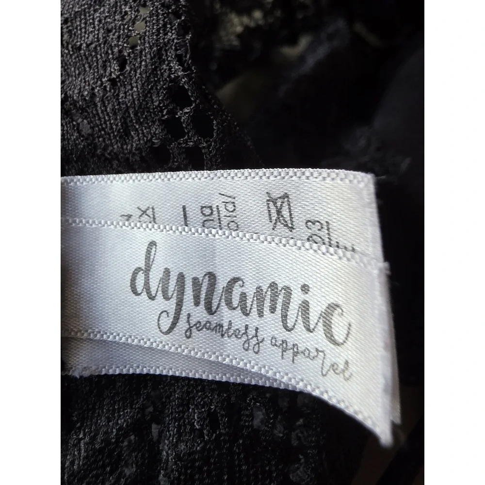 Dynamic Bralette One Size Black Sleeveless Casual Wireless Bra Top